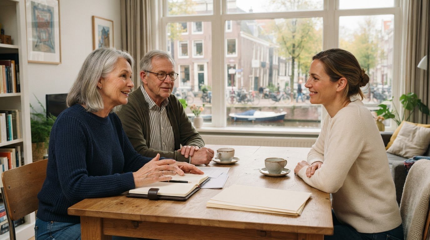 Stappenplan voor een gesprek over zorg met je ouders