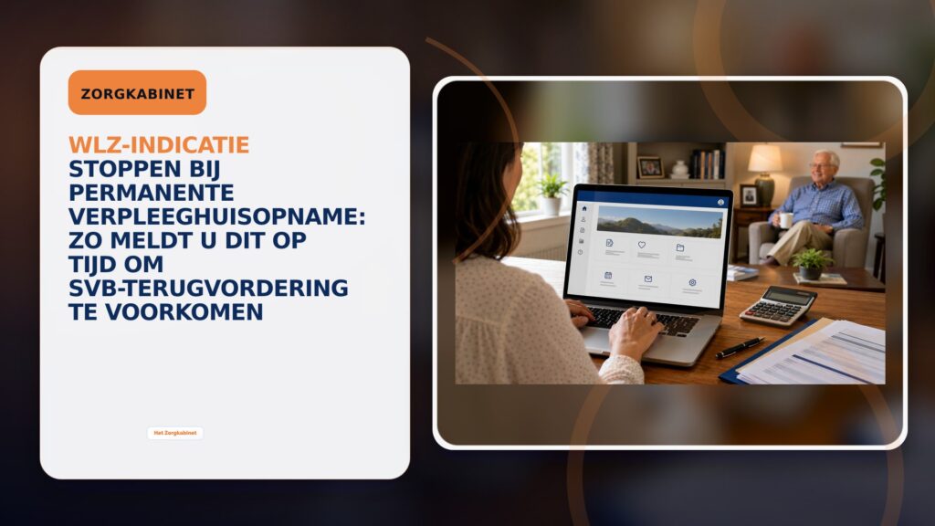 Wlz-indicatie stoppen bij permanente verpleeghuisopname: zo meldt u dit op tijd om SVB-terugvordering te voorkomen