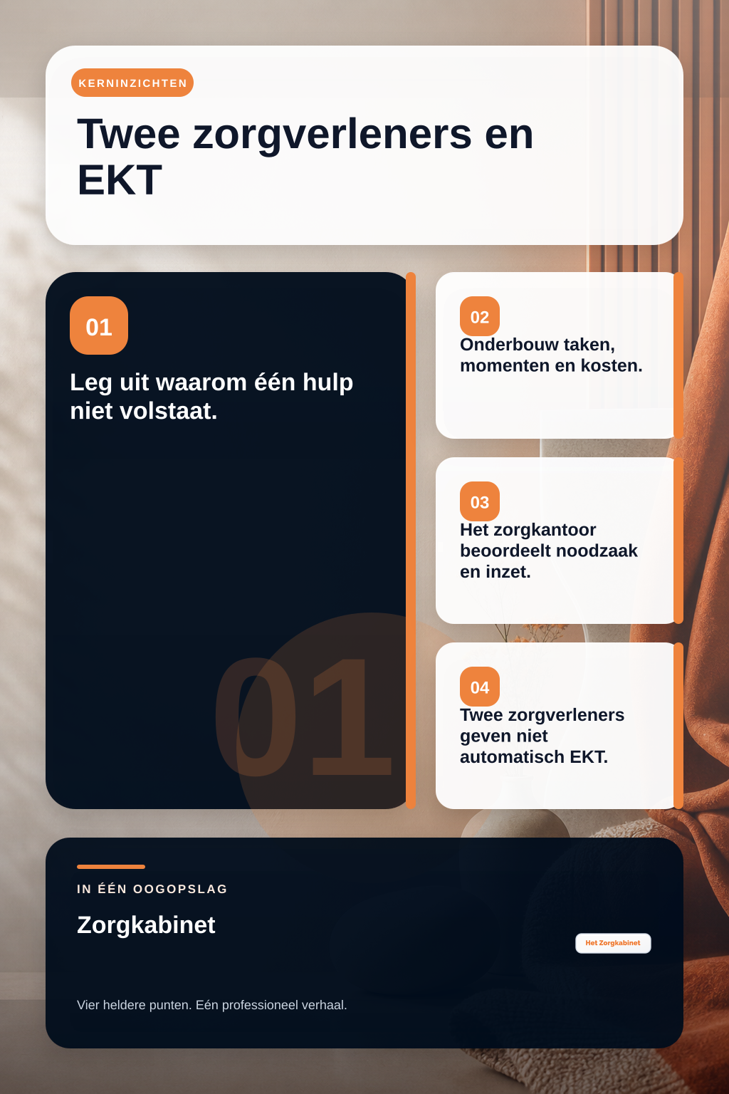 Kan ik Extra Kosten Thuis aanvragen als ik twee zorgverleners tegelijk nodig heb? infographic