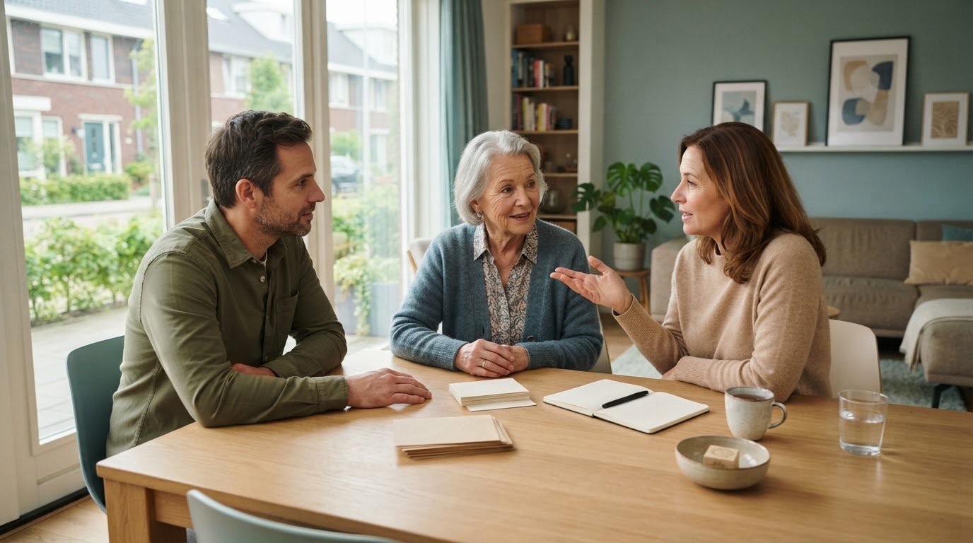 Stappenplan voor een familiebijeenkomst over de zorg voor je ouders